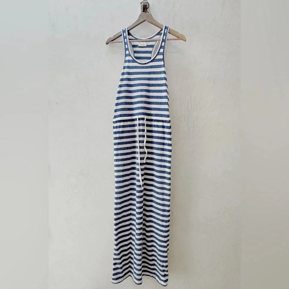 Lou & Grey || By Loft Sleeveless Racerback Nautical Stripe Maxi Dress XS - Picture 1 of 7